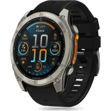 Tech-Protect Silicone Line Strap for Garmin Fenix 5 | 6 | 6 Pro | 7 | 8 (47 mm) | E - Black