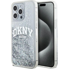 Dkny Liquid Glitter Big Logo case for iPhone 15 Pro - white