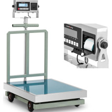 Steinberg Systems Platformas svari ar LCD etiķešu printeri uz riteņiem 60 x 80 cm 1000 kg / 200 g