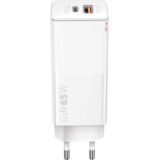 Forever Core PD+ QC 3.0 GaN charger 1x USB 1x USB-C 65W white