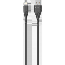 HAVIT cable  CB705 USB - LIGHTNING  1,0m 2,1A black