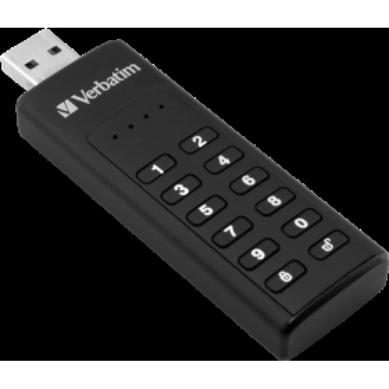 USB Atmiņa Verbatim 128GB Keypad Secure