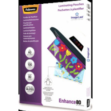 Laminēšanas plēves Fellowes ImageLast A3 80 Micron Laminating Pouch - 100 pack