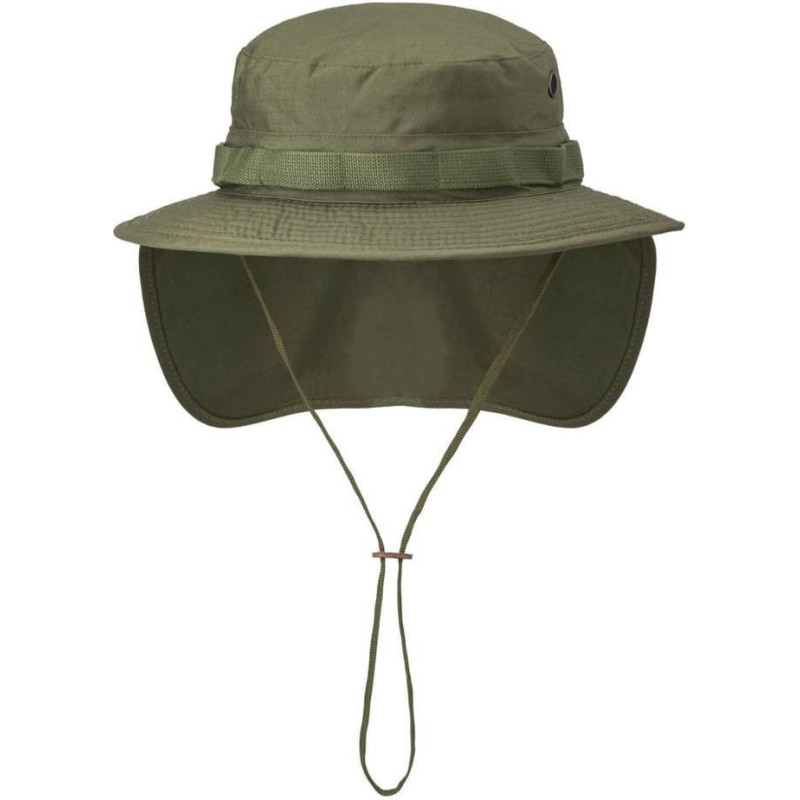 Helikon - Boonie cepure ar vāku - PolyCotton Ripstop - Olive Green - KA-BON-PR-02 (L)