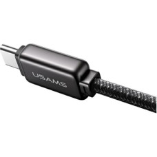 USAMS Kabel USB-C na USB-C 100W 1.2m      Zinc Alloy Fast Charging Data Cable Meteor Series SJ744USB02 (US-SJ744)
