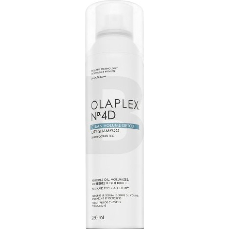 Olaplex Clean Volume Detox sausais šampūns Nr. 4D sausais šampūns apjomam no saknēm 250 ml