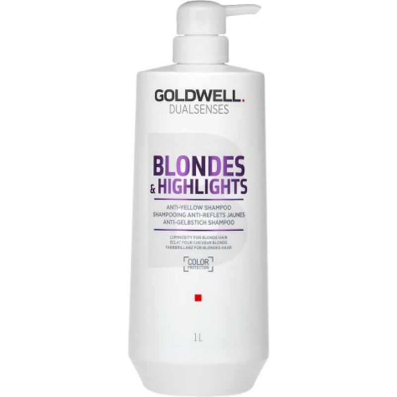 Goldwell Dualsenses Blondes & Highlights Anti-Yellow šampūns blondiem matiem 1000 ml