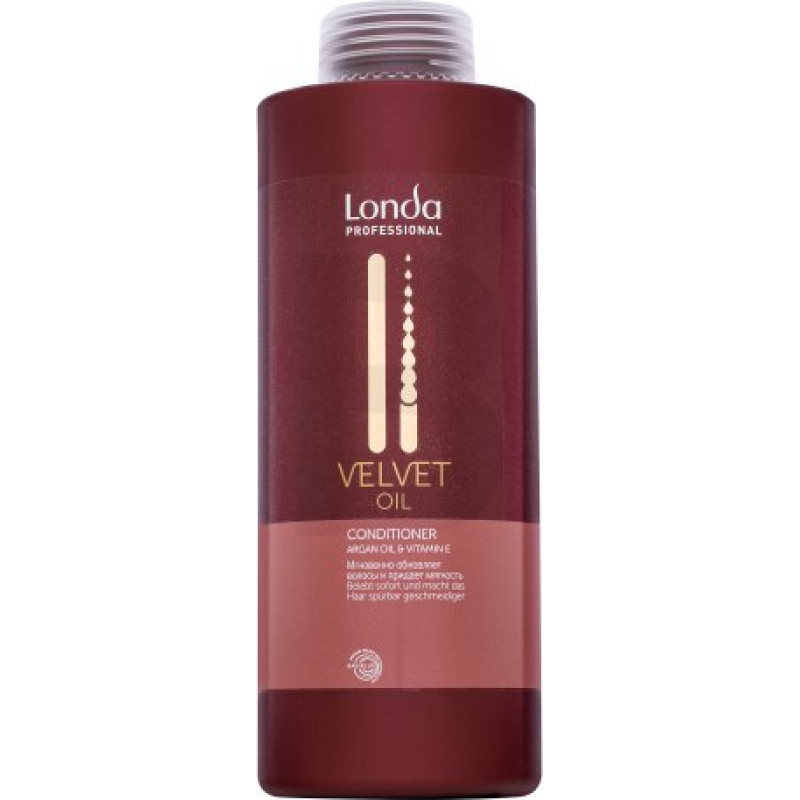 Londa Professional Velvet Oil Kondicionieris barojošs kondicionieris rupjiem un nepaklausīgiem matiem 1000 ml