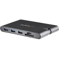 Startech .com USB-C 8-in-1-Multiport-Adapter DKT30CHVSCPD - 3 x USB 3.0|SD|MicroSD|GbE|HDMI|VGA