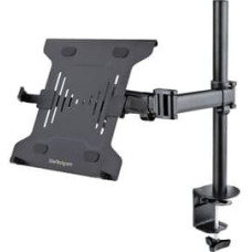 Startech .com Laptop Desk Mount, Monitor and Laptop Mount for Desk, Displays 34in (8kg|17.6lb) & Laptops (4.5kg|9.9lbs), Adjustable & Articulating VESA Laptop Tray Arm - Desk Monitor Mount - Clamp | Grommet Mount (A-LAPTOP-DESK-MOUNT) mounting kit - for m