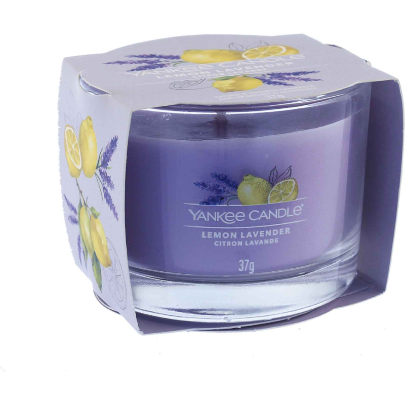 Yankee Candle Lemon Lavender votive candle in glass 37 g