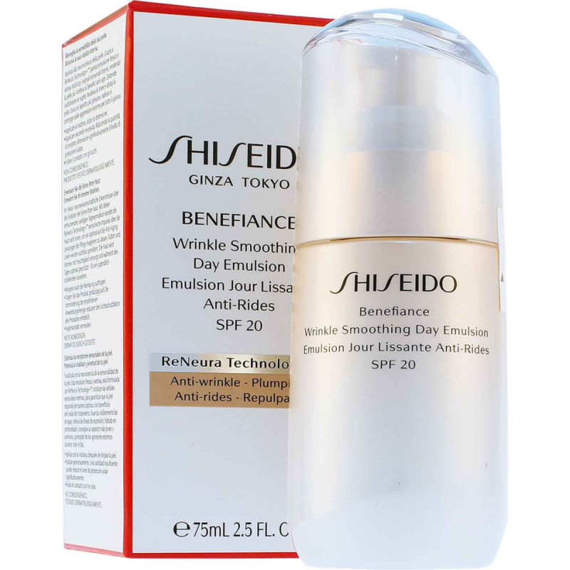 Shiseido Benefiance Wrinkle Smoothing Day Emulsion SPF20 75ml