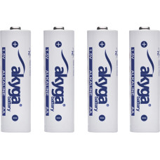 Alkaline battery Akyga AKY2069 AA LR6 Zn-MnO2, 1.5V|3050mAh 4pcs|shrink