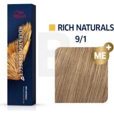 Wella Professionals Koleston Perfect Me+ Rich Naturals profesionāla permanentā matu krāsa 9|1 60 ml