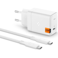 SPIGEN ARCSTATION PRO GAN-651 1-PORT NETWORK CHARGER 65W + TYPE-C CABLE WHITE