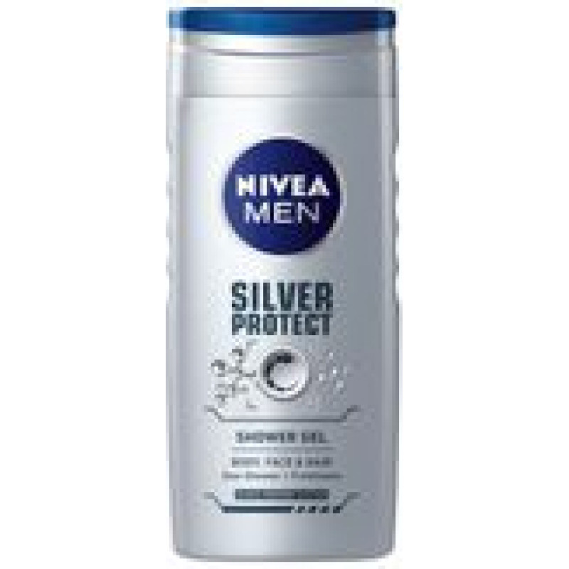 Nivea Silver Protect Shower Gel - Shower Gel for Men