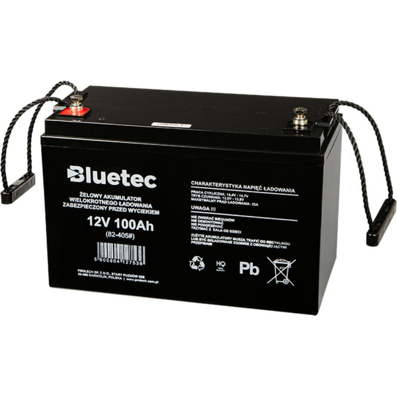 Gel battery 12V| 100Ah BLUETEC