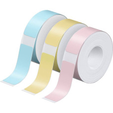 Nelko thermal label for label printer P21 (blue|yellow|pink, 12*40 mm）.