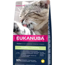 Eukanuba Sausā barība kaķiem - Eukanuba CAT Adult HAIRBALL CONTROL Chicken 10 kg