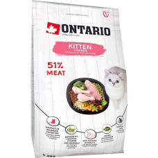 Ontario Sausā barība kaķēniem - Ontario Cat Kitten Chicken, 2 kg