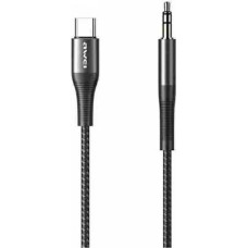 Awei Adapter CL-116T USB-C|Jack 3.5 czarny|black