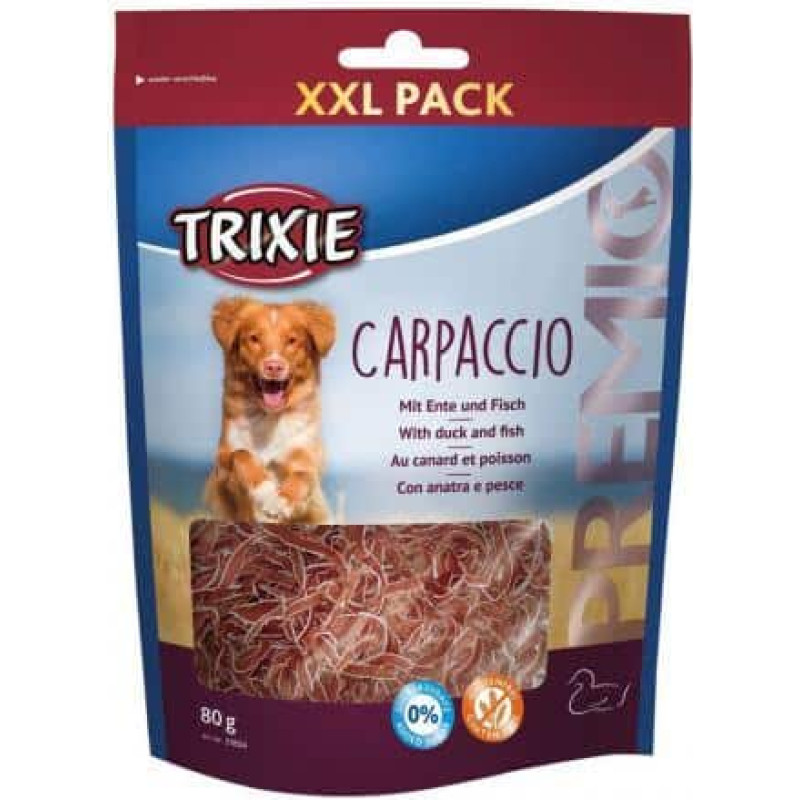 Trixie Gardums suņiem - Trixie Premio Carpaccio with duck and fish, 80g