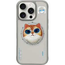 Nimmy Etui Nimmy Glasses Cool Cat MagSafe do    iPhone 16 Pro Max szary