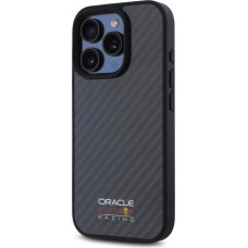 Red Bull Carbon Shiny Logo MagSafe Case for iPhone 16 Pro Max Black