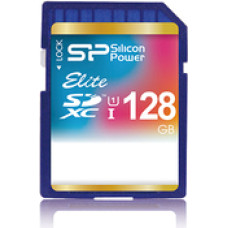 Silicon Power SP128GBSDXAU1V10 SD Card 128GB UHS-1 Elite Cl10