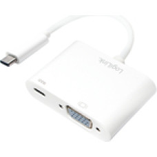 Logilink Adapter USB 3.1 Typ C  VGA Displayport 1.2