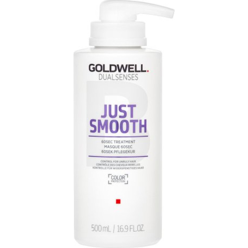 Goldwell Dualsenses Just Smooth 60sec Treatment izlīdzinoša maska nepaklausīgiem matiem 500 ml