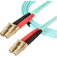 Startech .com Aqua OM4 Duplex Multimode Fiber - 16 ft | 5m - 100 Gb - 50|125 - OM4 Fiber - LC to LC Fiber Patch Cable (450FBLCLC5) - network cable - 5 m - aqua