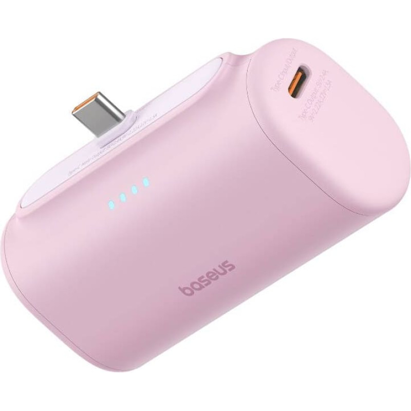 Powerbank Baseus Compact USB-C 5000mAh, 20W (pink)