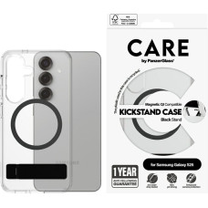 Etui CARE by PanzerGlass Feature Black    Kickstand & QI do Samsung Galaxy S25 przezroczysty