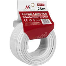 Maclean Coaxial cable MCTV-574 1.0CCS RG6 25m