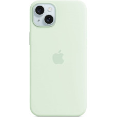 Silicone Case with MagSafe for iPhone 15 Plus - Soft Mint