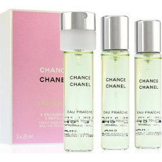 Chanel Chance Eau Fraiche Eau de Toilette 3x20 ml for women refill