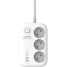 Power Strip GaN LDNIO SE3436 65W white