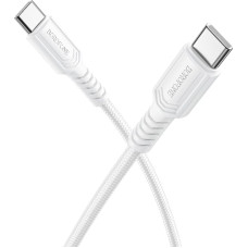 Borofone Cable BX116 Certain - Type C to Type C - PD 60W 3A 1 metre white