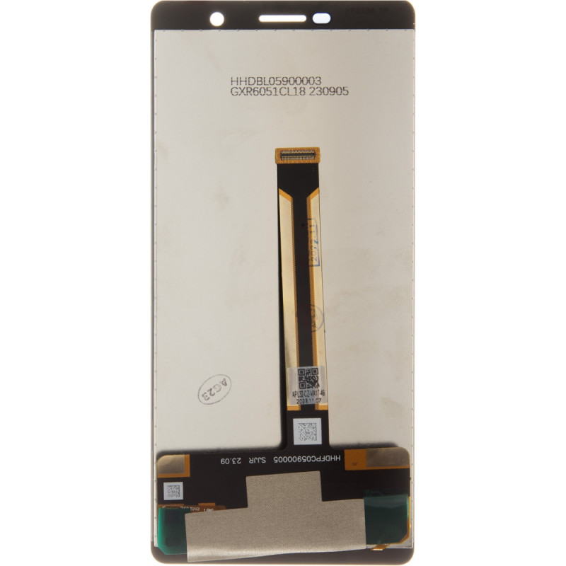 For_Nokia Nokia 7 Plus Touch Unit + LCD Display Black (No Logo)