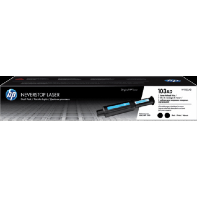 HP 103AD Reload Kit 2-Pack Black