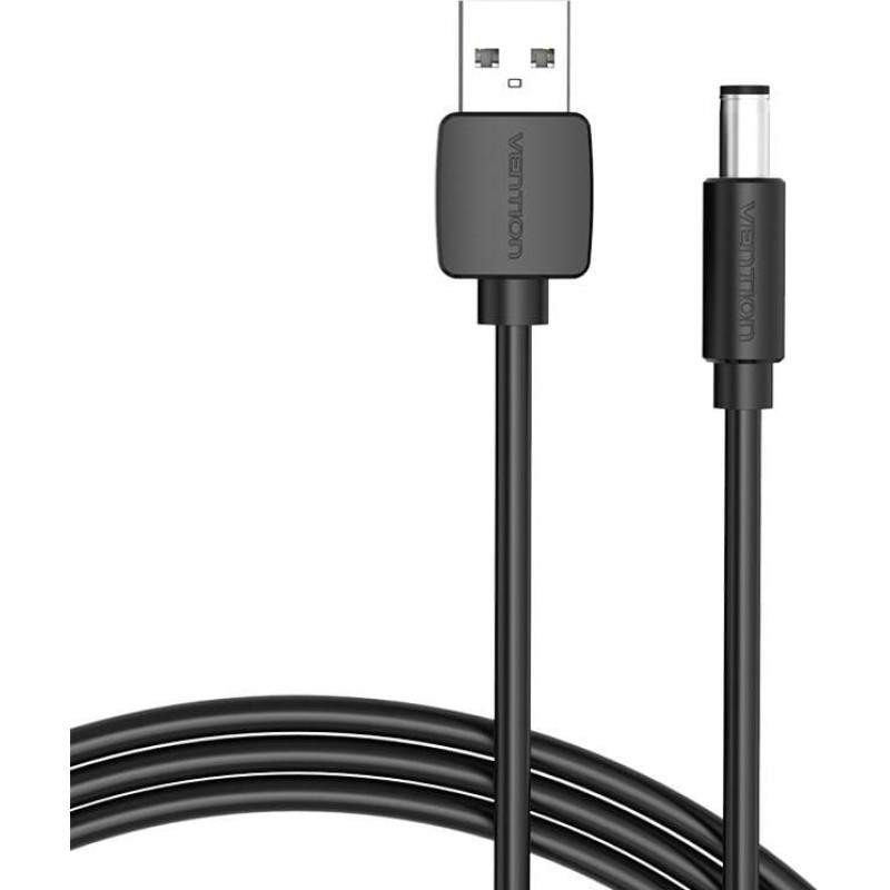 Vention USB to DC 5.5mm Power Cable 1.5m Vention CEYBG (black)