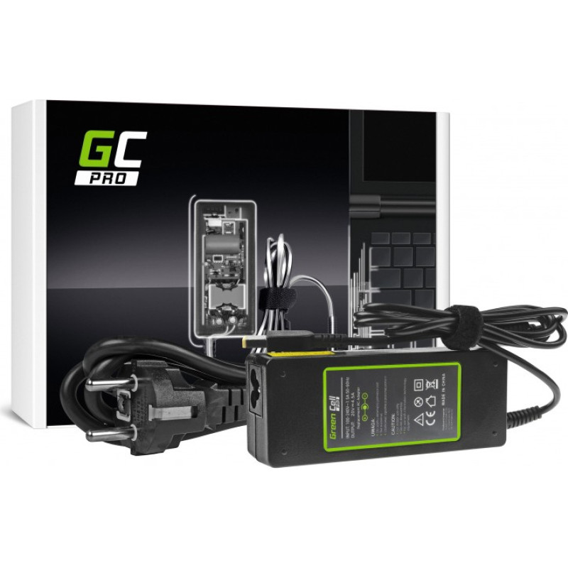 Green Cell PRO Charger AC Adapter 20V 4.5A 90W for Lenovo G500s Z500 -70 ThinkPad X1 Carbon