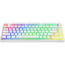 Klaviatūra Savio Wireless Mechanical Phenix White 75% Outemu Yellow Pro Pudding