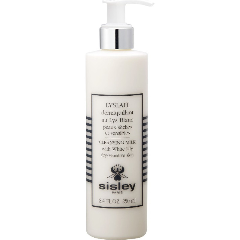 Sisley Cleansing Milk With White Lily make-up remover for all skin types for women 250 ml