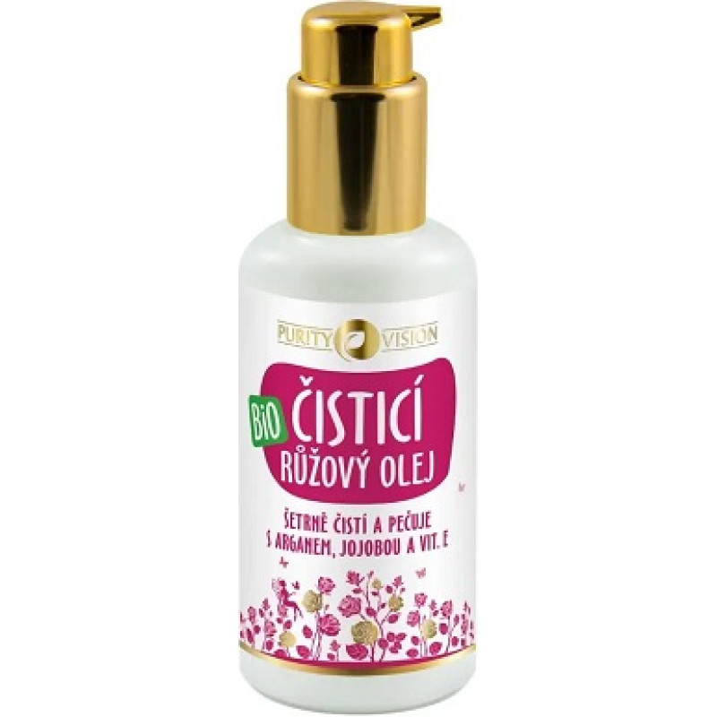 Purity Vision Organic rose cleansing oil with argan, jojoba and vit. E 100 ml