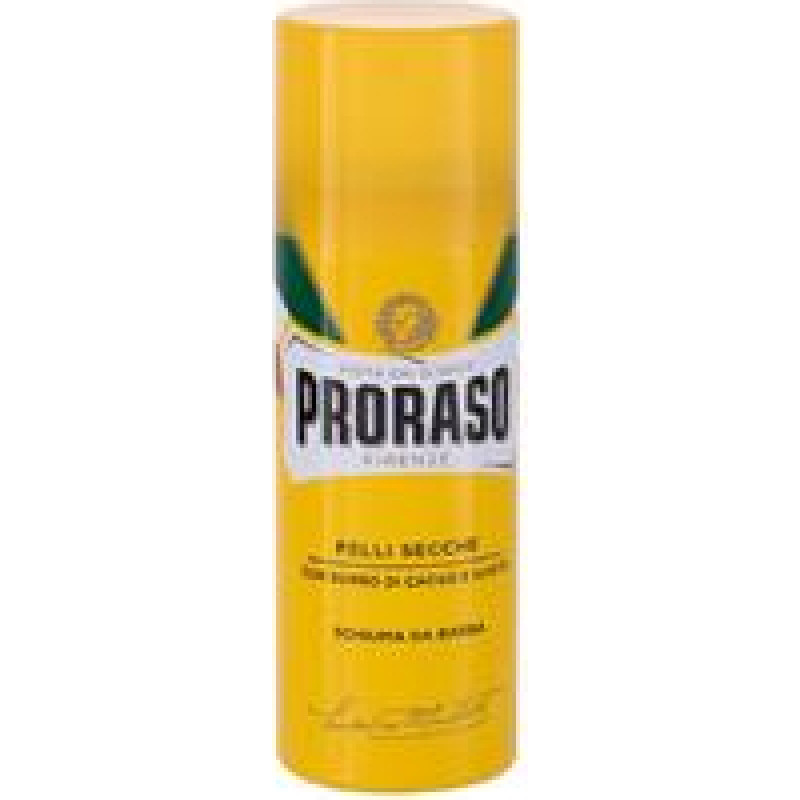 Proraso Yellow Shaving Foam - Shaving foam with cocoa and shea butter