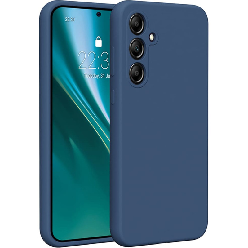 Etteri Silicone case for Samsung Galaxy A35 5G dark blue