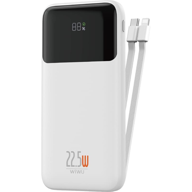 Wiwu Power Bank 10000mAh Wi-P021 White