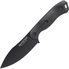 Ka-Bar - Izdzīvošanas nazis Becker Nessmuk - 1095 Cro-Van - Melns - BK19BK